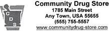 sample drugstore statement--click here